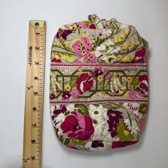 Vera Bradley Make Me Blush Floral Print Small Makeup Bag PVC Lined - Picture 5 of 6